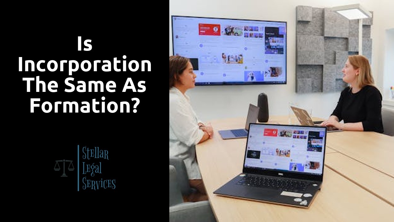 Is incorporation the same as formation?