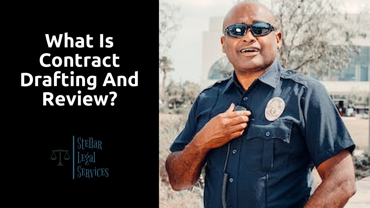 What is contract drafting and review?